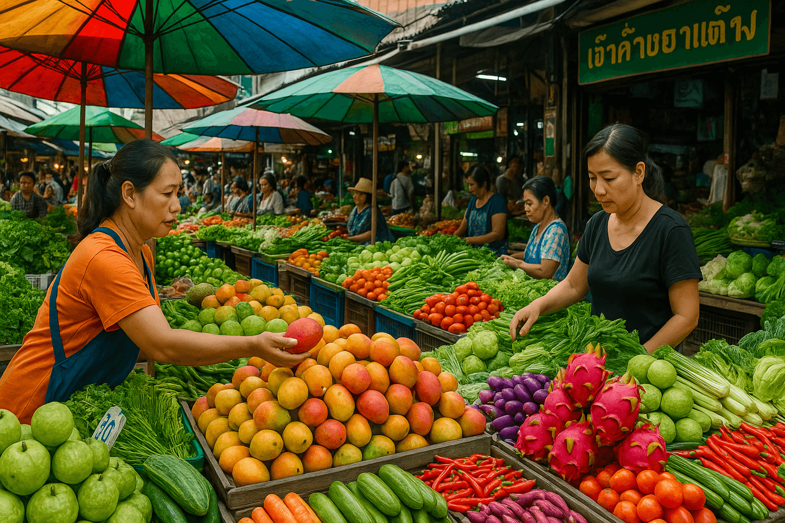 Faire ses achats en Thaïlande marchés, supermarchés et livraison à domicile