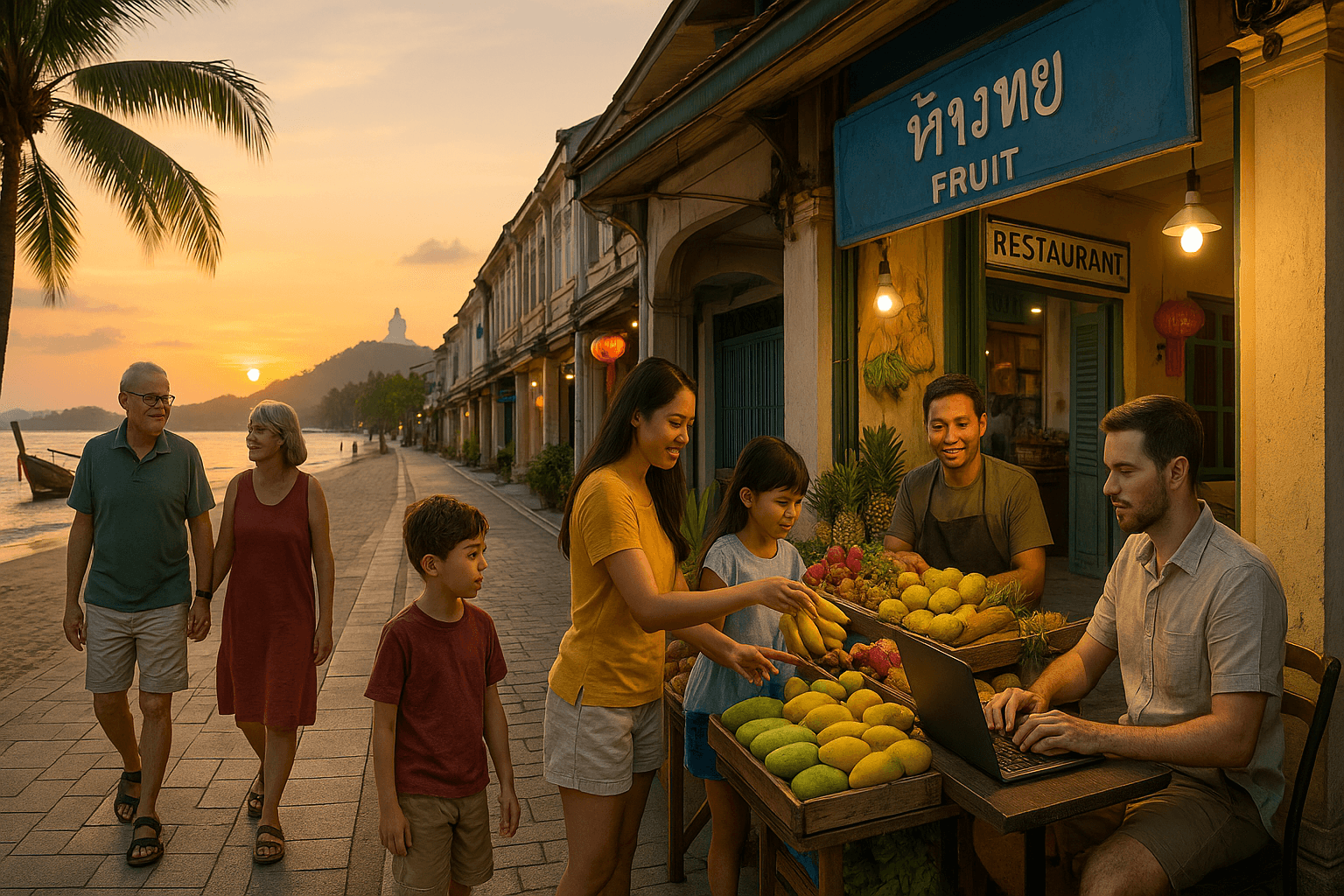 Phuket le budget mensuel réaliste pour retraité-e, famille et digital nomade