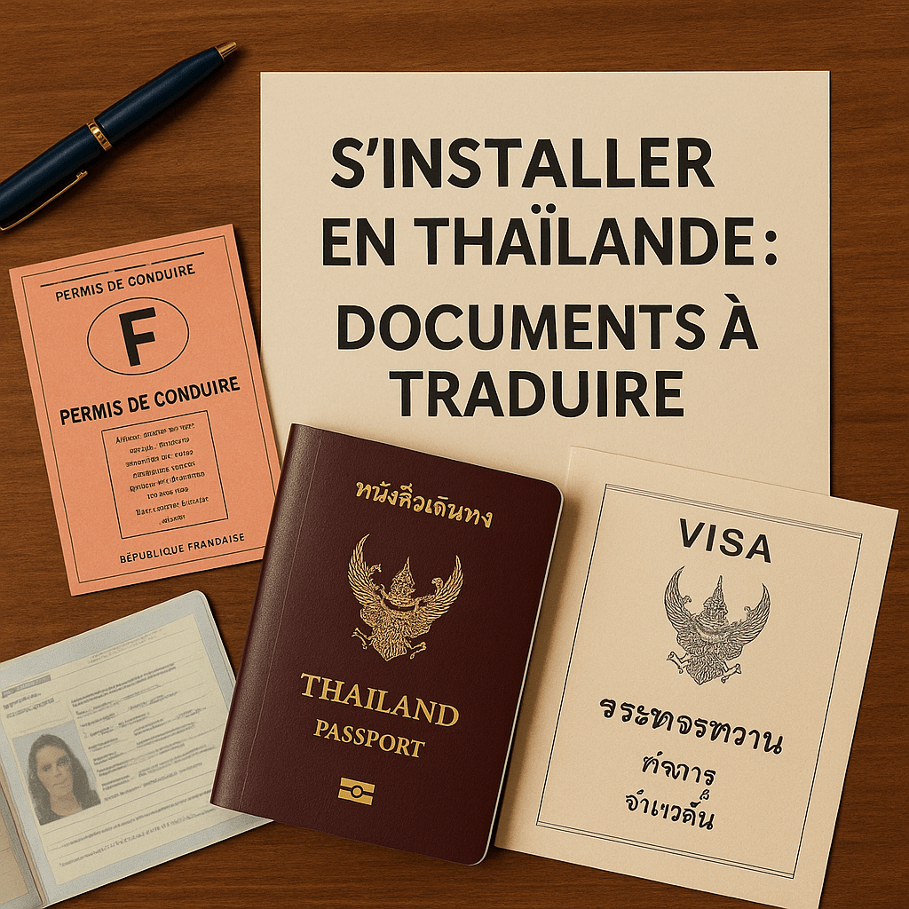 S’installer en Thaïlande les documents administratifs à traduire afin d'éviter les mauvaises surprises