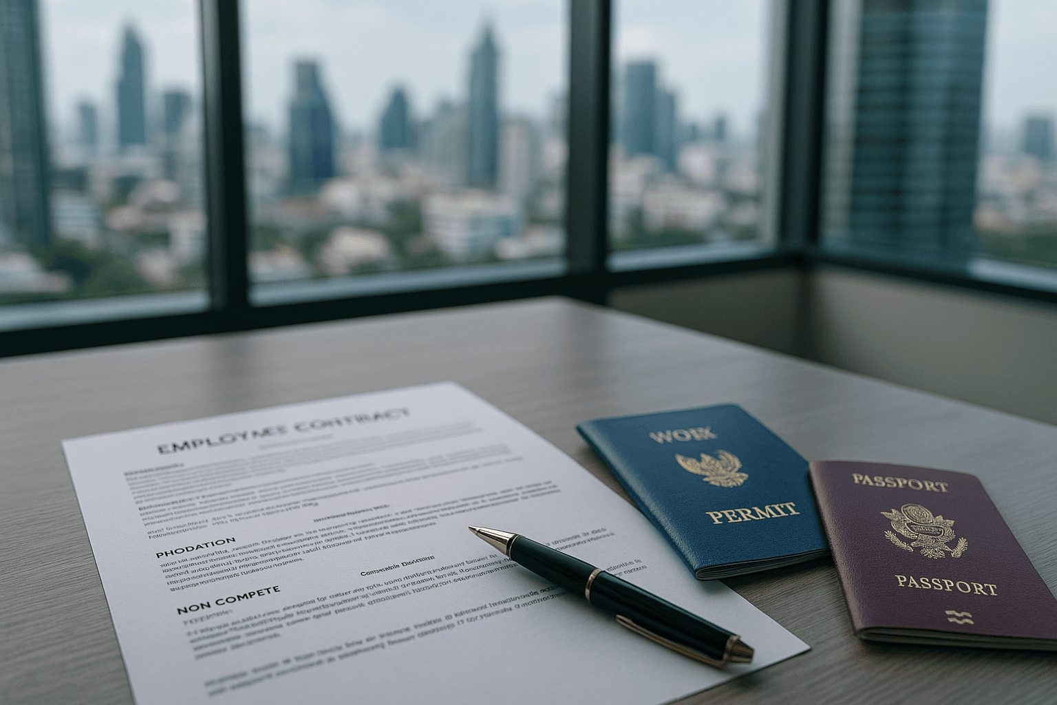 Contrat de travail en Thaïlande clauses à surveiller (période d’essai, non-concurrence, télétravail…)