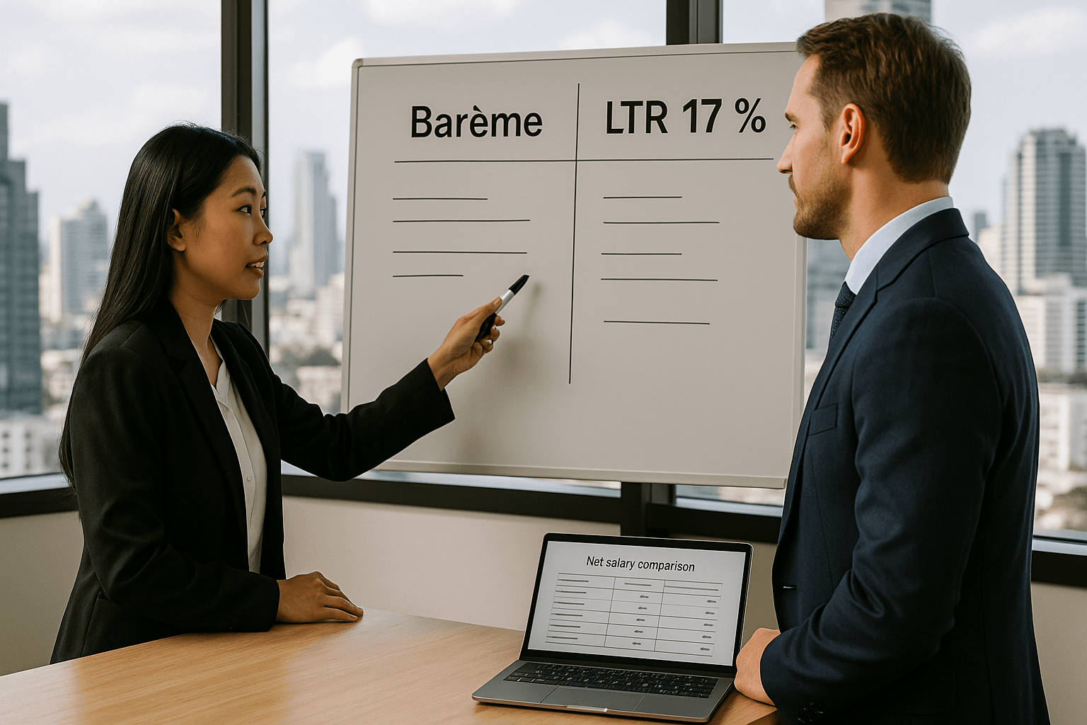 Salarié(e) expatrié(e) statut classique vs. LTR (17 %) — lequel est le plus avantageux