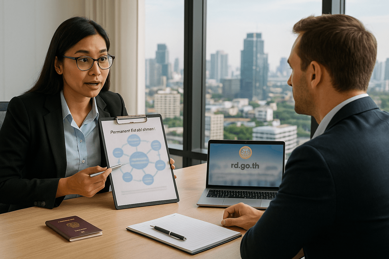 Travailler à distance depuis la Thaïlande pour une société étrangère conformité & risque d’« établissement stable »