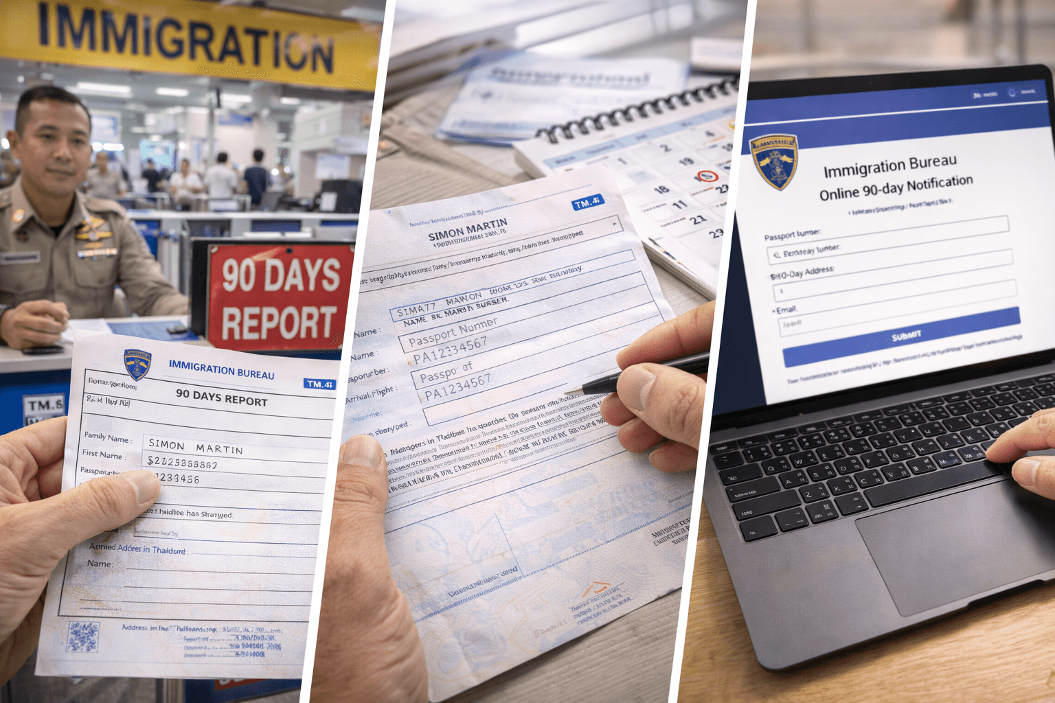 Le rapport des 90 jours en Thaïlande une obligation à ne pas négliger