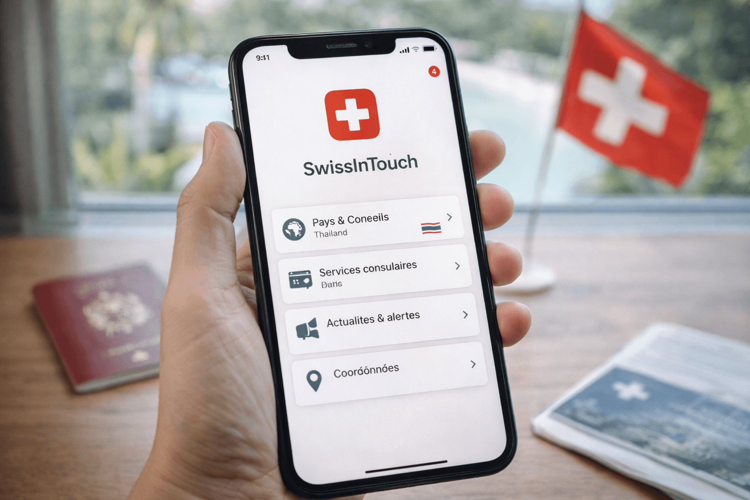 SwissInTouch l’application mobile indispensable pour les Suisses à l’étranger